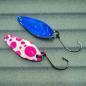 Preview: Sting 2.5g Spoon #046 GLOW UV Aktiv Pink Dots / Blue