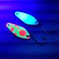 Preview: Sting 2.5g Spoon #046 GLOW UV Aktiv Pink Dots / Blue