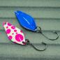 Preview: Belly 2.5g Spoon #046 GLOW UV Aktiv Pink Dots / Blue