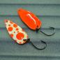 Preview: Catchmaker 2.5g Spoon #047 GLOW UV Aktiv Orange Dots / Orange