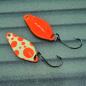 Preview: Belly 2.5g Spoon #047 GLOW UV Aktiv Orange Dots / Orange