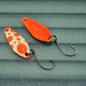 Preview: Sting 2.5g Spoon #047 GLOW UV Aktiv Orange Dots / Orange