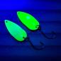 Preview: Catchmaker 2.5g Spoon #045 GLOW UV Aktiv Green / Yellow