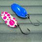 Preview: Wavemaker 3.0g Spoon #046 GLOW UV Aktiv Pink Dots / Blue