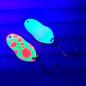 Preview: Wavemaker 3.0g Spoon #046 GLOW UV Aktiv Pink Dots / Blue