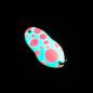 Preview: Wavemaker 3.0g Spoon #046 GLOW UV Aktiv Pink Dots / Blue