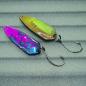 Preview: Iron 3.0g Spoon #044 UV Aktiv Oktopussy Purple / FlipFlop Green-Red