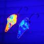 Preview: Stormy 2.3g Spoon #063 UV Aktiv Abstrakt Shining Orange / Camo Blue White