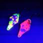 Preview: Stormy 2.3g Spoon #062 UV Aktiv Abstrakt Fire Yellow / Camo Pink White