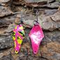 Preview: Stormy 2.3g Spoon #066 UV Aktiv Tiggi Pink Yellow Black / Pink Holo Flakes