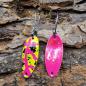 Preview: Troublemaker 2.5g Spoon #066 UV Aktiv Tiggi Pink Yellow Black / Pink Holo Flakes