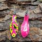 Preview: Storm 2.5g Spoon #066 UV Aktiv Tiggi Pink Yellow Black / Pink Holo Flakes