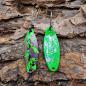 Preview: Sword 3.1g Spoon #065 UV Aktiv Tiggi Green Black FlipFlop Purple / Green Holo Flakes