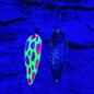 Preview: Whisper 2.2g Spoon #064 UV Aktiv Leo Purple Yellow / Black Holo Flakes