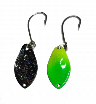 Jelly 1.6g #006 UV Aktiv Neon Green - Neon Yellow / Black Holo