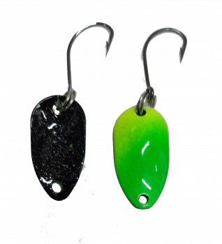 Adder 2.0g #006 UV Aktiv Neon Green - Neon Yellow / Black Holo