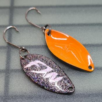 Leaf 3.0g Spoon FJN Holo Black / Dark Orange