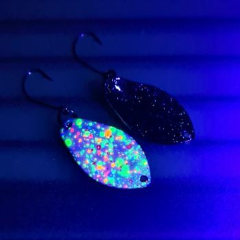 Jelly 3.0g Spoon #012 UV Aktiv Million Dots White / Black Holo