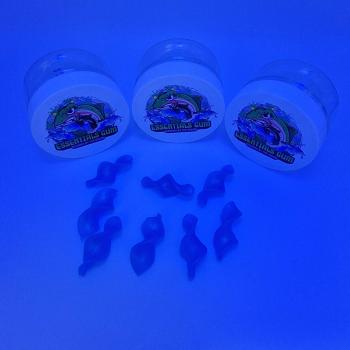 Essentials Gum - Troutpasta 35mm UV Aktiv Shiny Blue