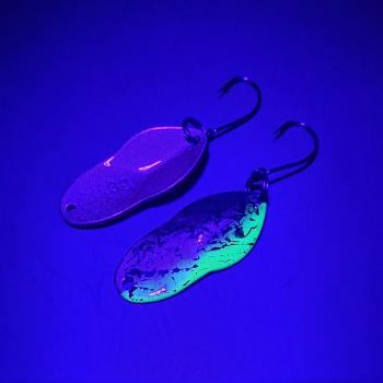 Wavemaker 3.0g Spoon #078 UV Aktiv Copper Yellow Olive / Copper