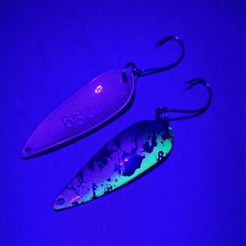 Dominator 2.9g Spoon #078 UV Aktiv Copper Yellow Olive / Copper