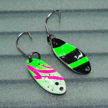 Mahi 2.5g Spoon #034 UV Aktiv Atomic Green / Black - Green