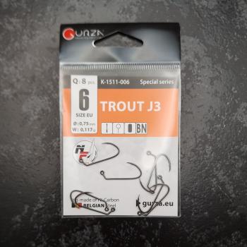 Gurza Trout J3 Haken #6 0,75mm / 0,117g