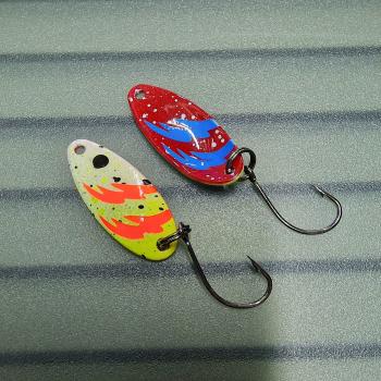 Troublemaker 2.5g Spoon #048 UV Aktiv Electric Orange / Red Neon Blue