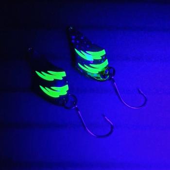 Stormy 2.3g Spoon #049 UV Aktiv Electric Yellow / Brown Neon Green