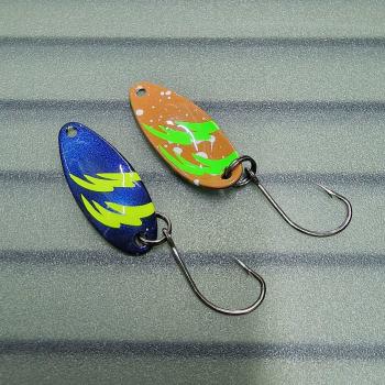 Troublemaker 2.5g Spoon #049 UV Aktiv Electric Yellow / Brown Neon Green