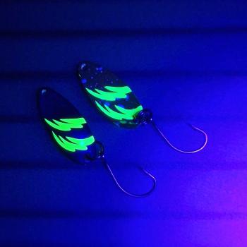 Troublemaker 2.5g Spoon #049 UV Aktiv Electric Yellow / Brown Neon Green