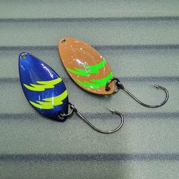 Leaf 3.0g Spoon #049 UV Aktiv Electric Yellow / Brown Neon Green