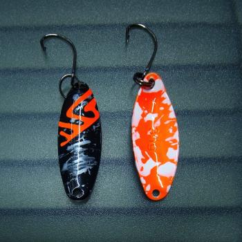 Sword 3.1g Spoon #055 UV Aktiv Camo Orange / Orange White