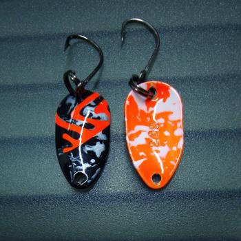 Adder 2.0g Spoon #055 UV Aktiv Camo Orange / Orange White