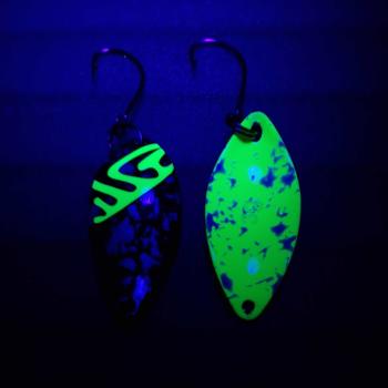 Leaf 3.0g Spoon #054 UV Aktiv Camo Green / Green White