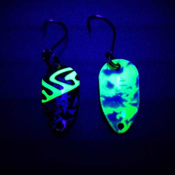 Adder 2.0g Spoon #052 UV Aktiv Camo Yellow / Yellow White