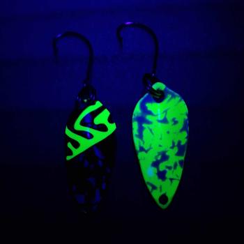 Rush 1.5g Spoon #052 UV Aktiv Camo Yellow / Yellow White