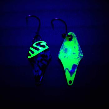 Stormy 2.3g Spoon #052 UV Aktiv Camo Yellow / Yellow White