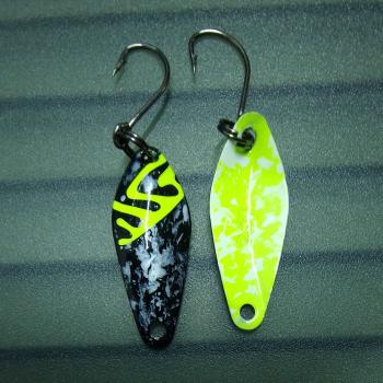 Sting 2.5g Spoon #052 UV Aktiv Camo Yellow / Yellow White