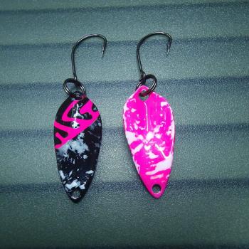 Rush 1.5g Spoon #053 UV Aktiv Camo Pink / Pink White