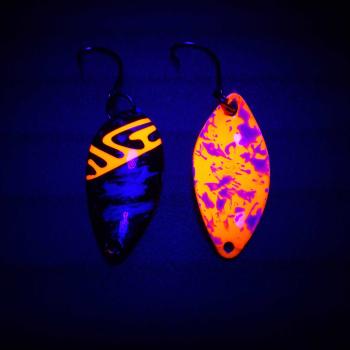 Leaf 3.0g Spoon #055 UV Aktiv Camo Orange / Orange White