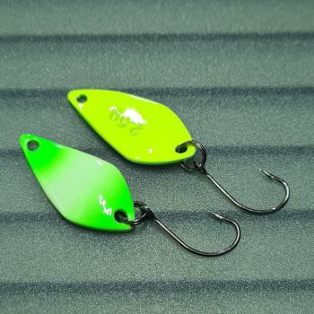 Crucial 2.5g Spoon #045 GLOW UV Aktiv Green / Yellow