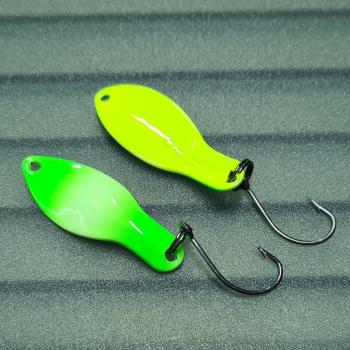 Storm 2.5g Spoon #045 GLOW UV Aktiv Green / Yellow