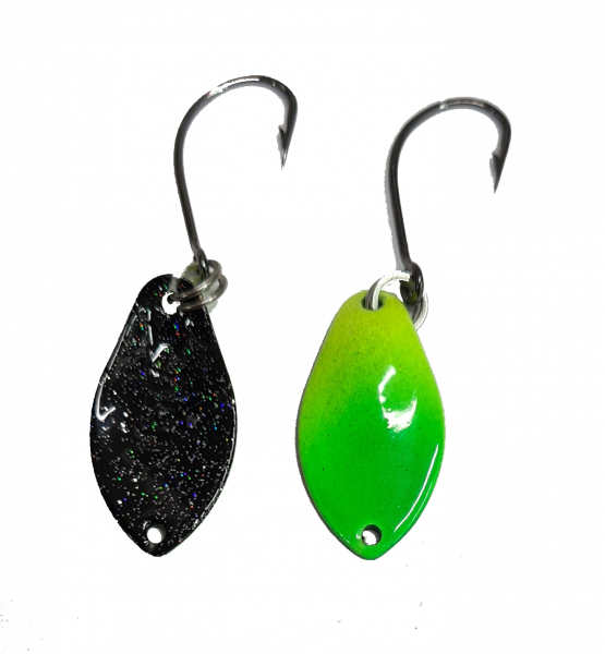 Jelly 1.6g #006 UV Aktiv Neon Green - Neon Yellow / Black Holo