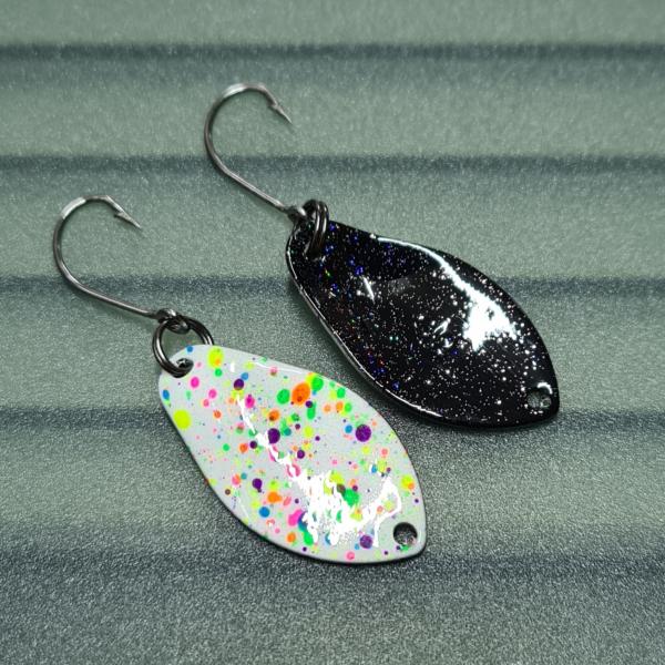 Jelly 3.0g Spoon #012 UV Aktiv Million Dots White / Black Holo