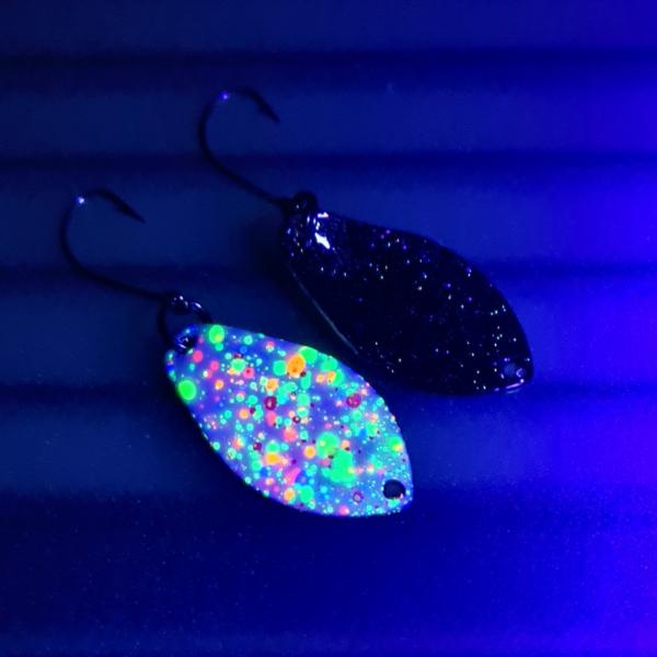 Jelly 3.0g Spoon #012 UV Aktiv Million Dots White / Black Holo