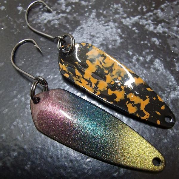 Iron 3.0 Spoon #081 Metallic Purple Turquoise Gold  / Black Brown