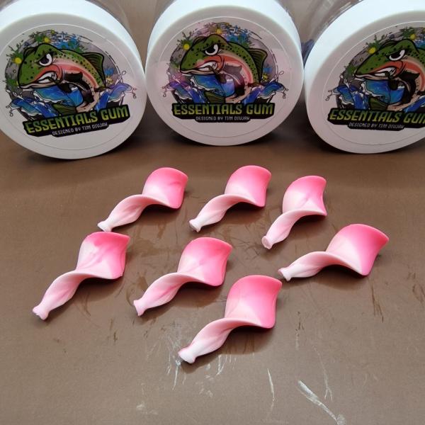 V2.0 Troutpasta 35mm - Essentials Gum - UV Aktiv White Pink