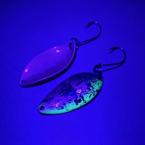 Leaf 3.0g Spoon #078 UV Aktiv Copper Yellow Olive / Copper