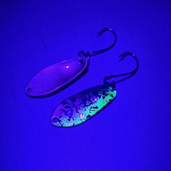 Yami 2.5g Spoon #078 UV Aktiv Copper Yellow Olive / Copper